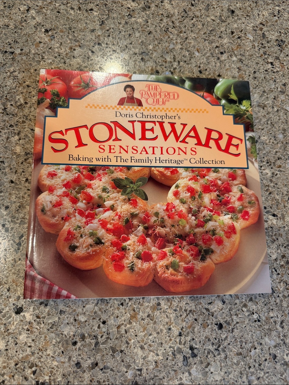 The Pampered Chef Stoneware Sensations Cookbook - Paperback - Never Used